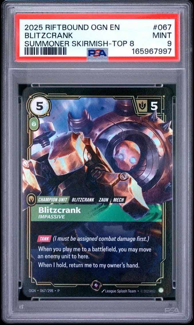 Blitzcrank - Impassive, PSA 9