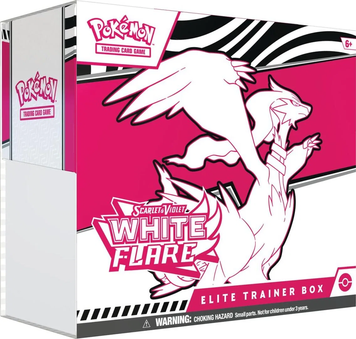 Pokemon TCG Scarlet & Violet 10.5 White Flare Elite Trainer Box, 