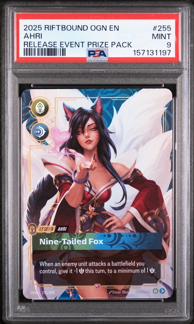 Ahri - Nine-Tailed Fox, PSA 9