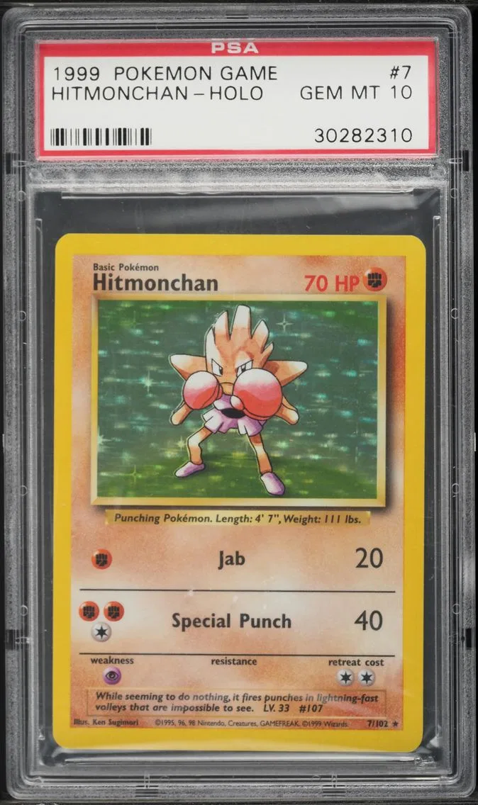 Hitmonchan-Holo, PSA 10
