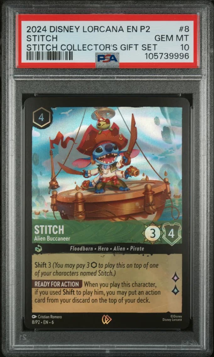 Stitch - Alien Buccaneer, PSA 10
