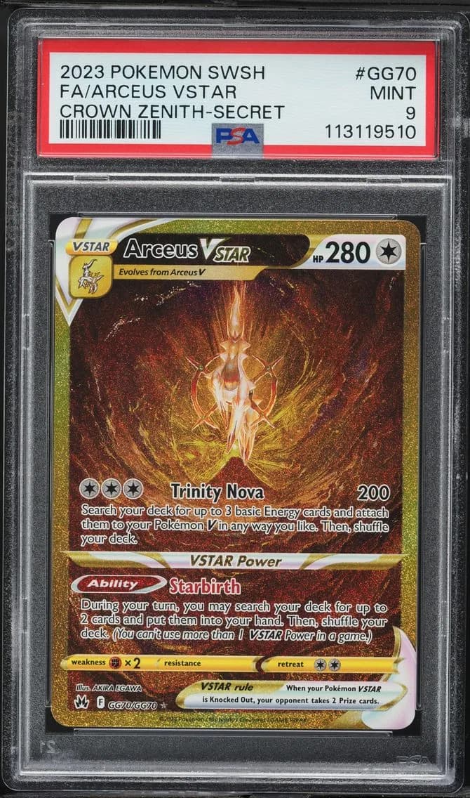 Full Art/Arceus Vstar, PSA 9