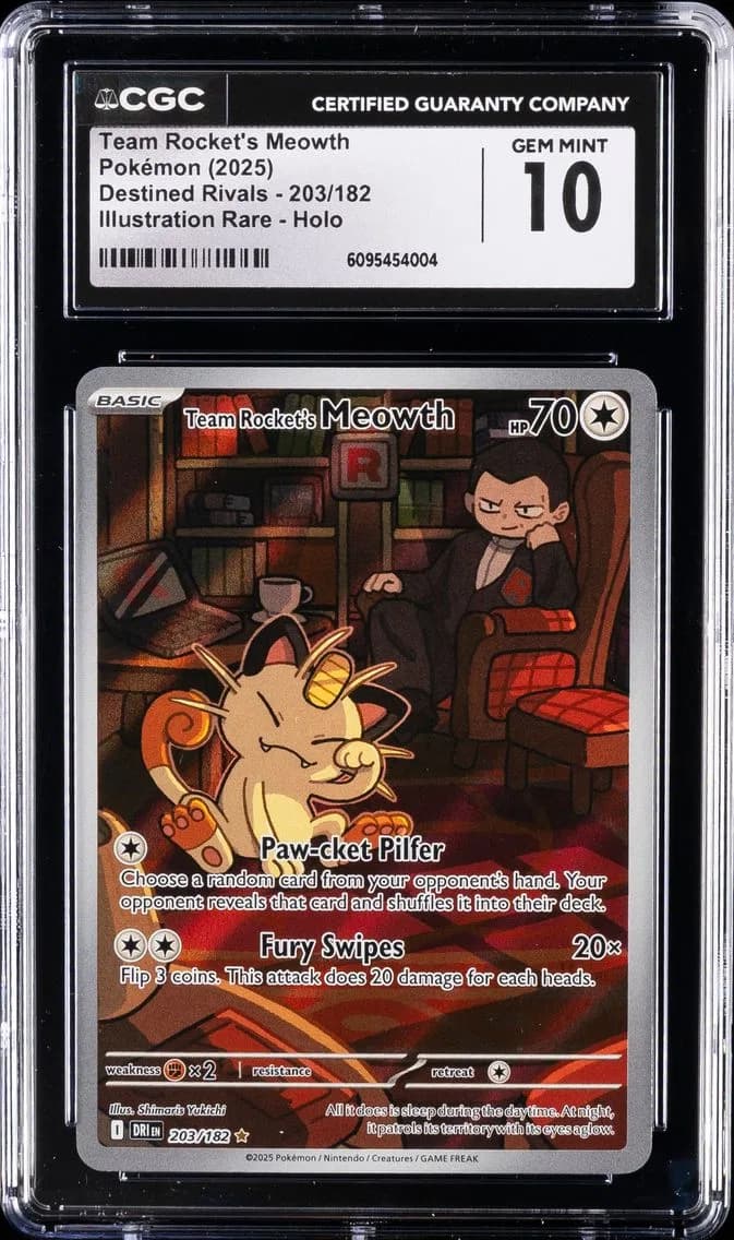 Team Rocket's Meowth, CGC 10