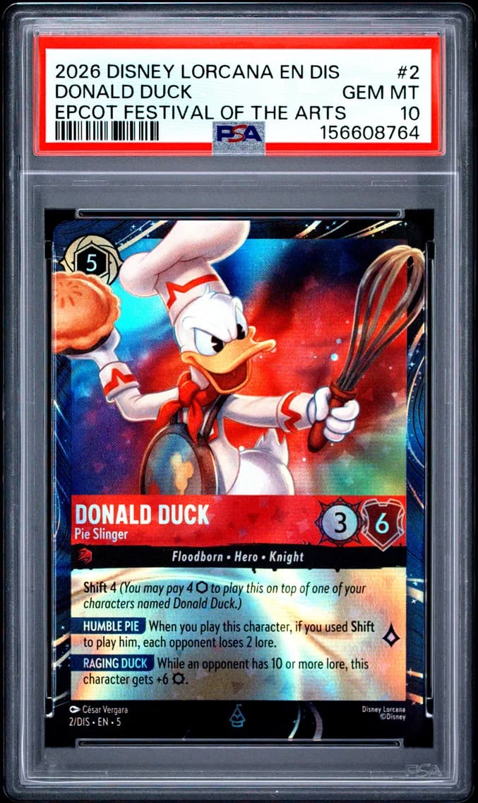 Donald Duck - Pie Slinger, PSA 10