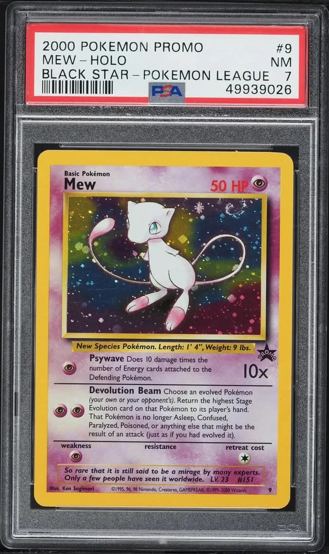 Mew-Holo, PSA 7