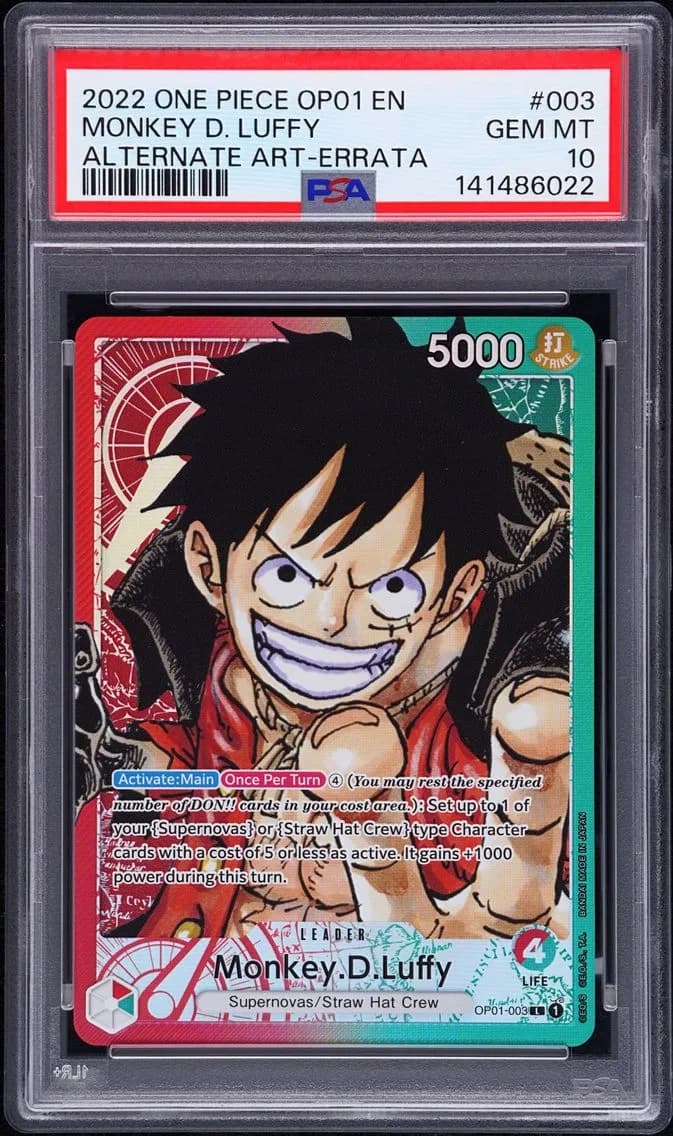 Monkey D. Luffy, PSA 10