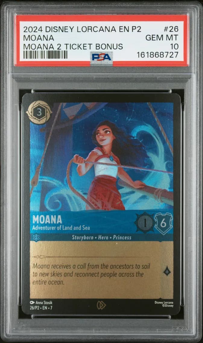Moana - Adventurer of Land and Sea, PSA 10