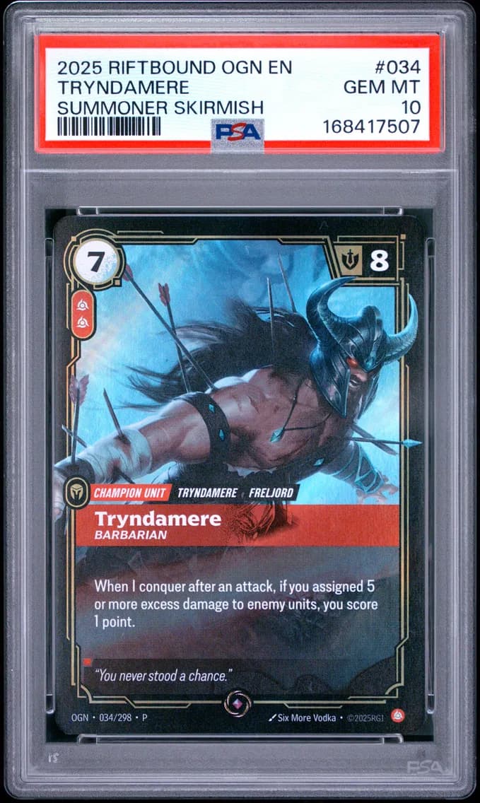 Tryndamere - Barbarian, PSA 10