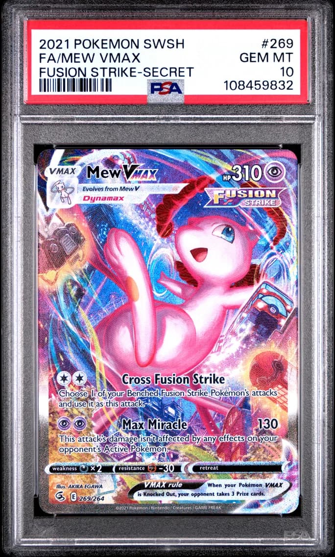 Full Art/Mew Vmax, PSA 10