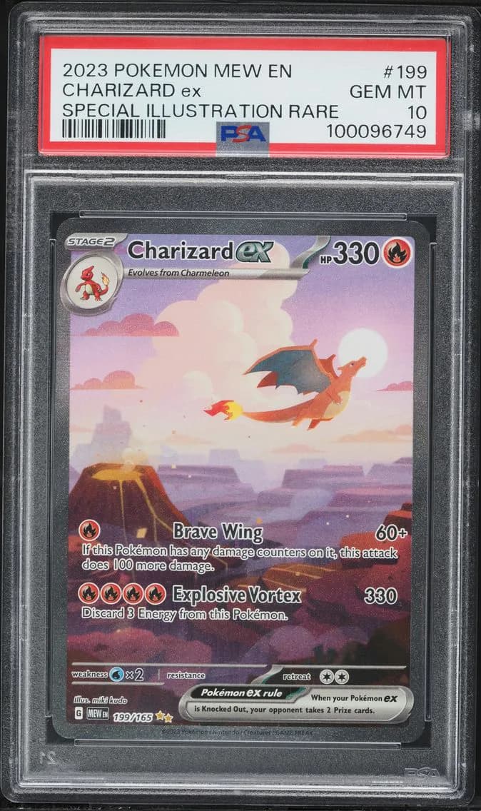 Charizard EX, PSA 10