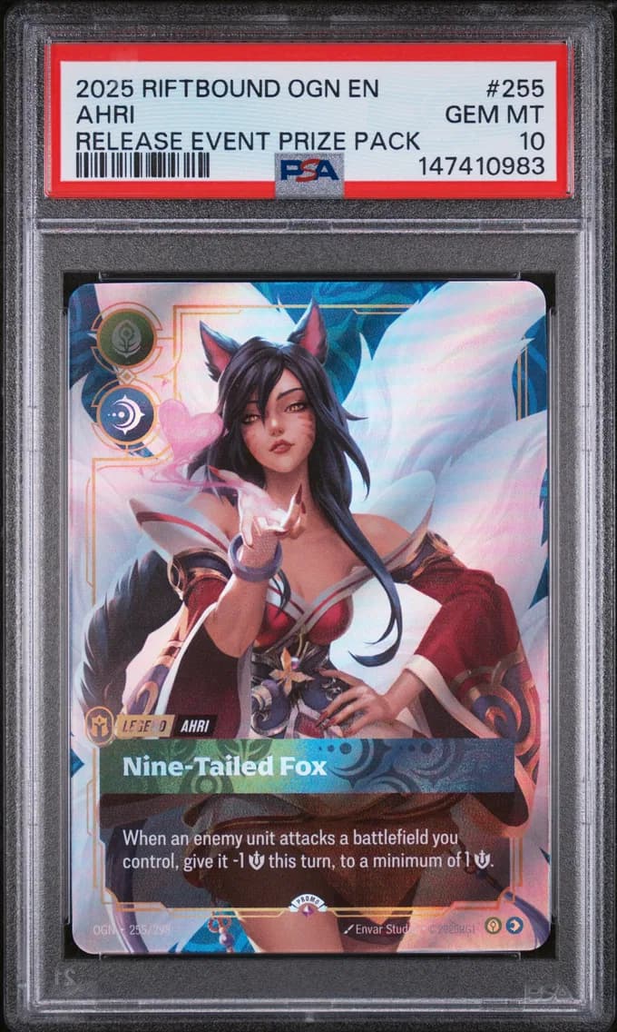 Ahri - Nine-Tailed Fox, PSA 10
