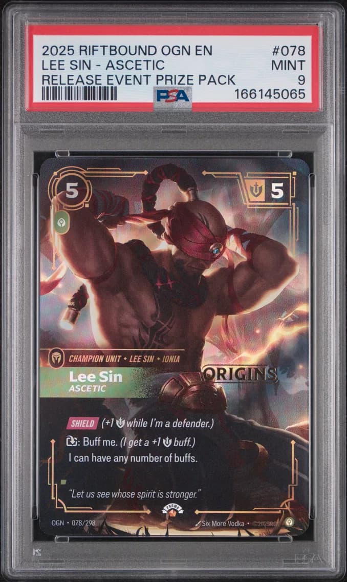 Lee Sin - Ascetic, PSA 9