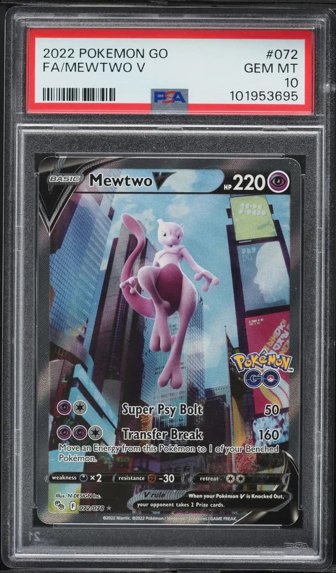 Full Art/Mewtwo V, PSA 10