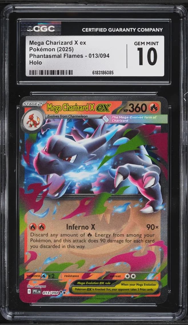 Mega Charizard X EX, CGC 10