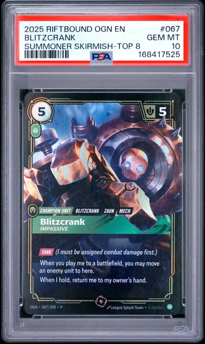 Blitzcrank - Impassive, PSA 10
