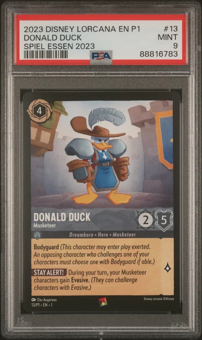 DONALD DUCK, PSA 9