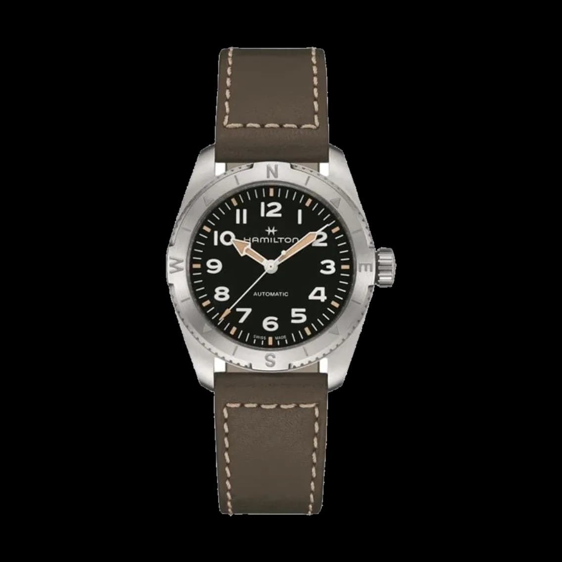 Hamilton Khaki Field Expedition 37mm - Black on Strap, TEDDY BALDASSARRE 10