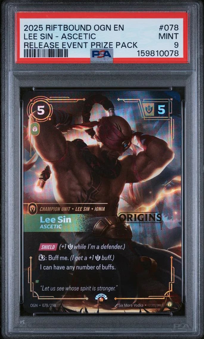 Lee Sin - Ascetic, PSA 9