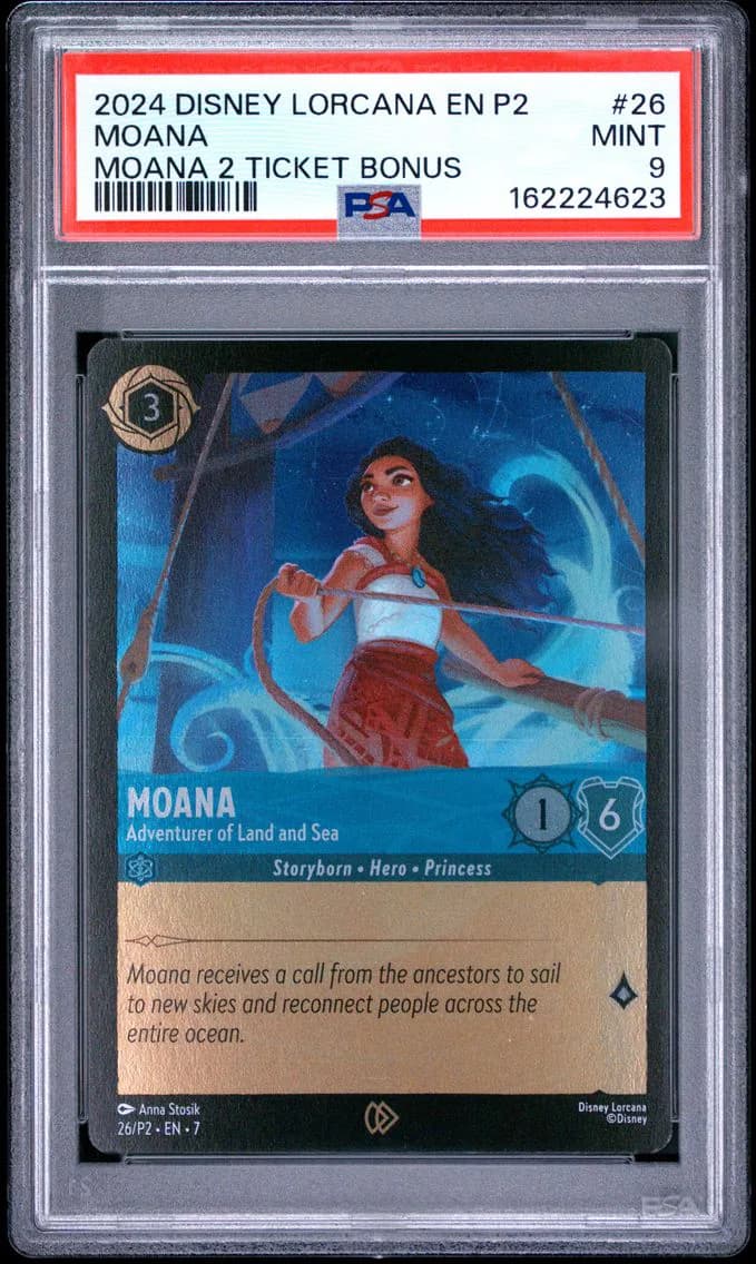 Moana - Adventurer of Land and Sea, PSA 9