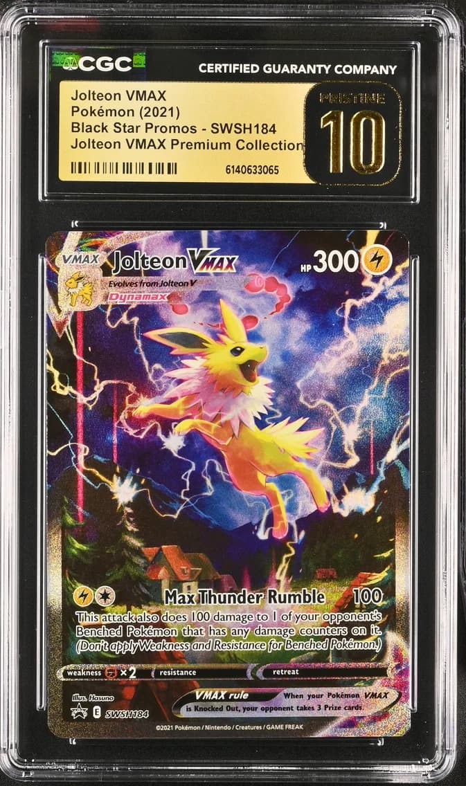 Jolteon VMAX CGC 10 Pristine, 