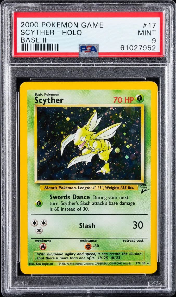 Scyther-Holo, PSA 9