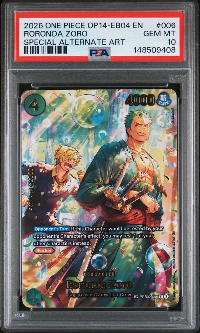 Roronoa Zoro, PSA 10