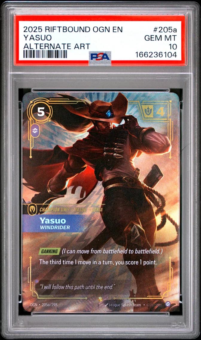 Yasuo - Windrider, PSA 10