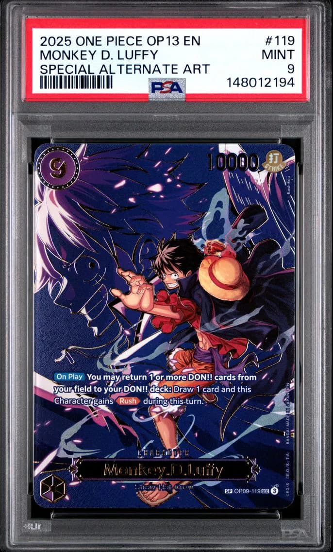 Monkey D. Luffy, PSA 9