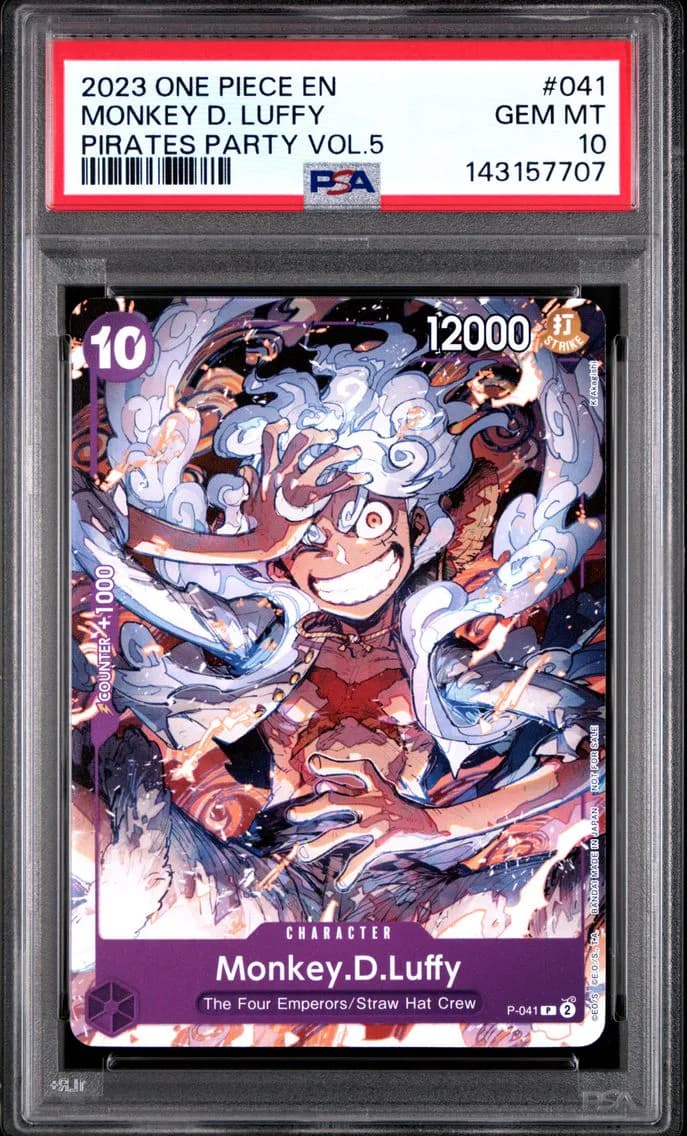 Monkey D. Luffy, PSA 10