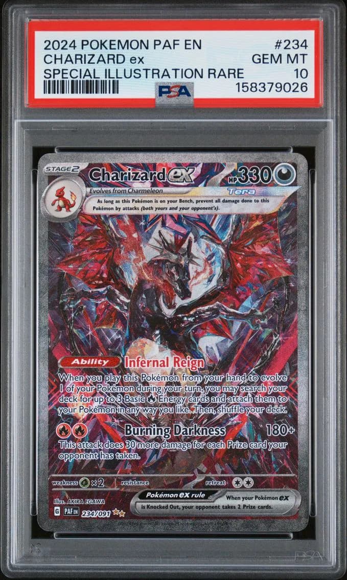 Charizard EX, PSA 10