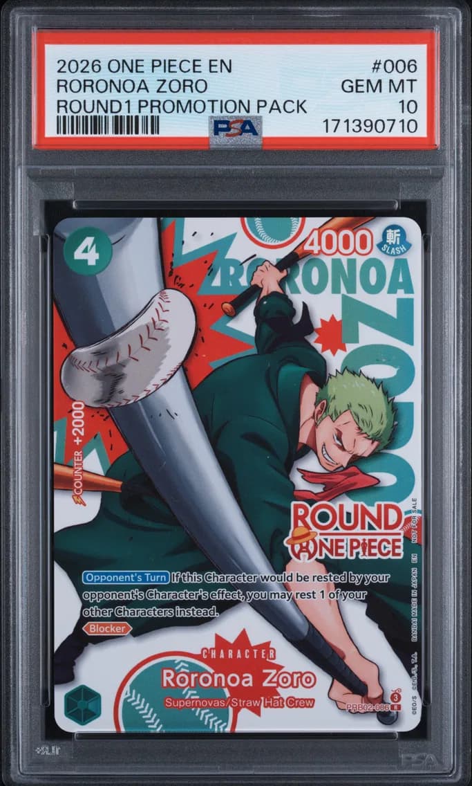 Roronoa Zoro, PSA 10