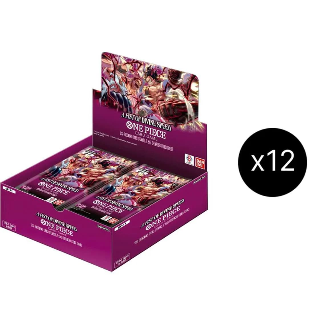 OP-11 A Fist of Divine Speed - Case (x12 Boxes), 