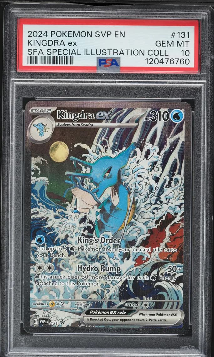 Kingdra EX, PSA 10