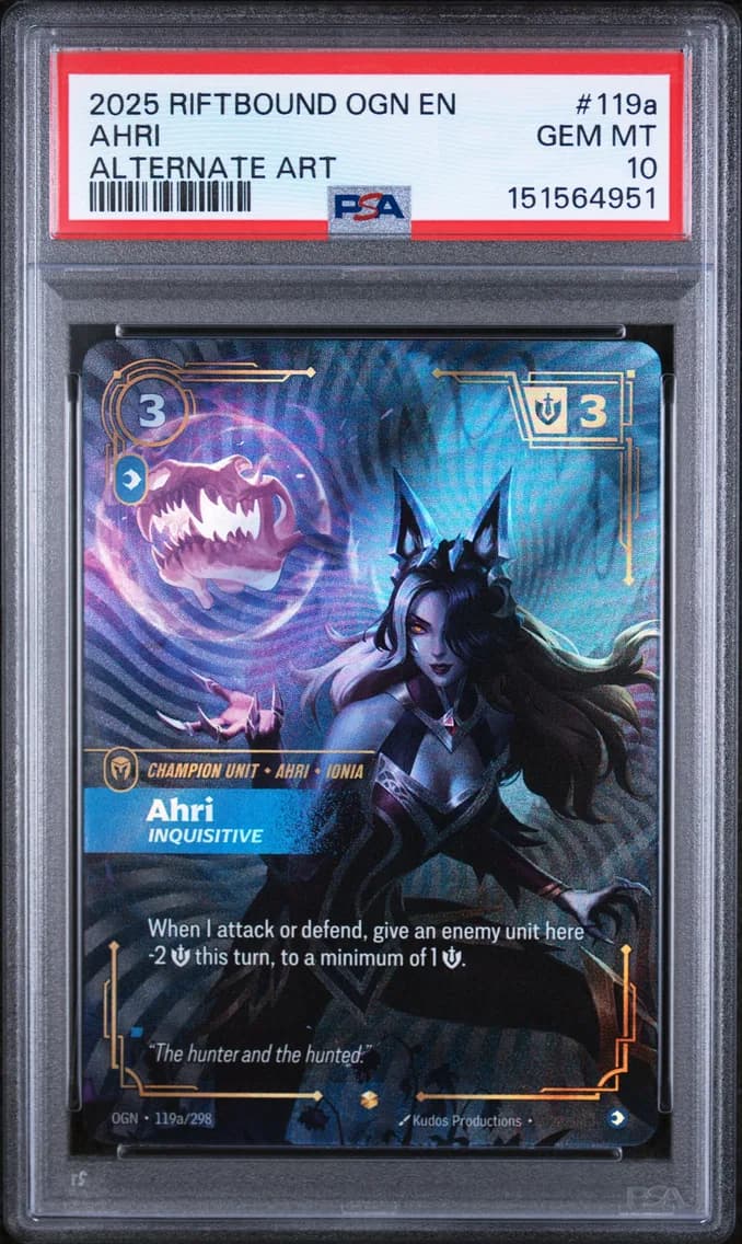 Ahri - Inquisitive, PSA 10