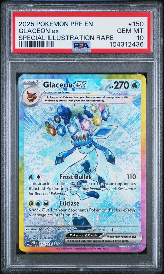 Glaceon EX, PSA 10