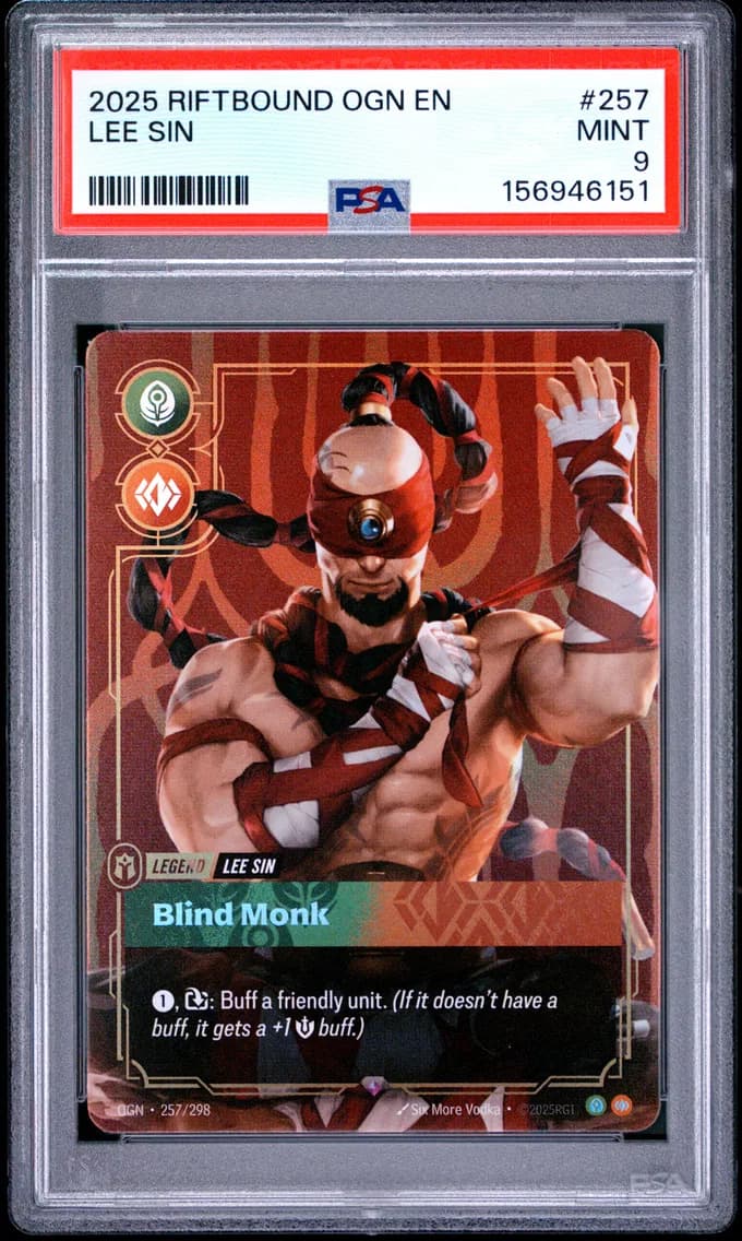 Lee Sin - Blind Monk, PSA 9