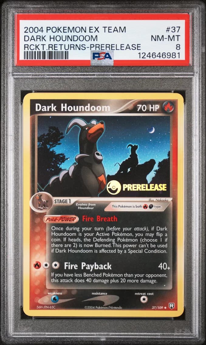 Dark Houndoom, PSA 8