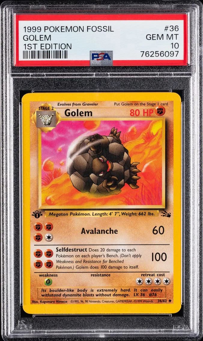 Golem 1st Edition, PSA 10