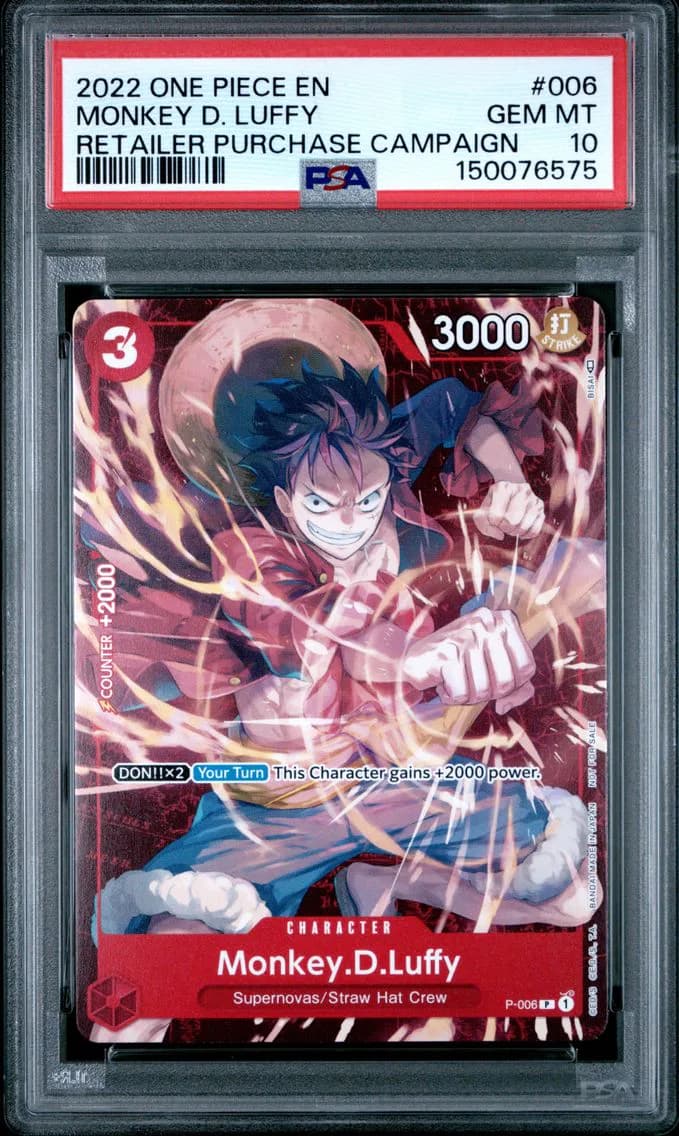 Monkey D. Luffy, PSA 10