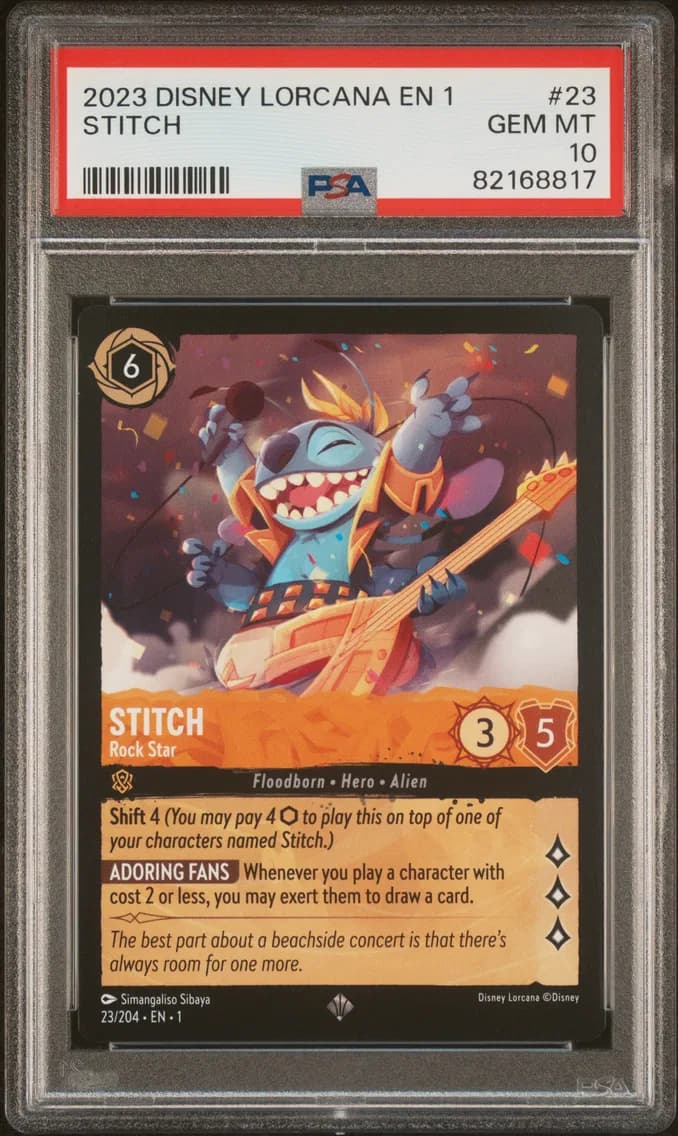 Stitch - Rock Star, PSA 10
