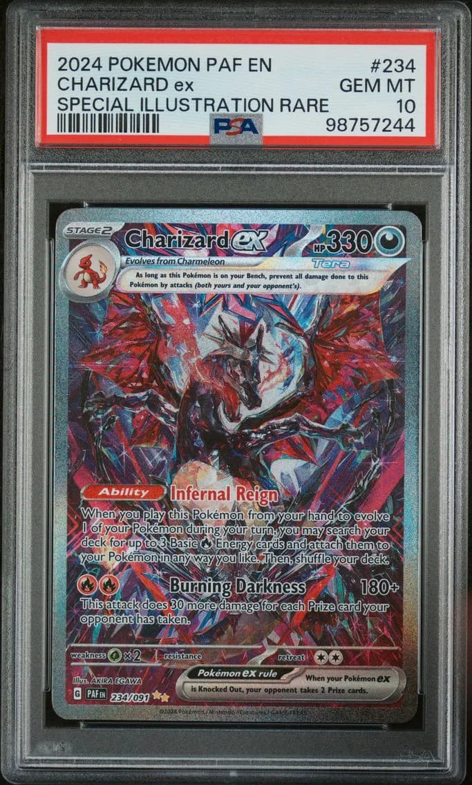 Charizard EX, PSA 10