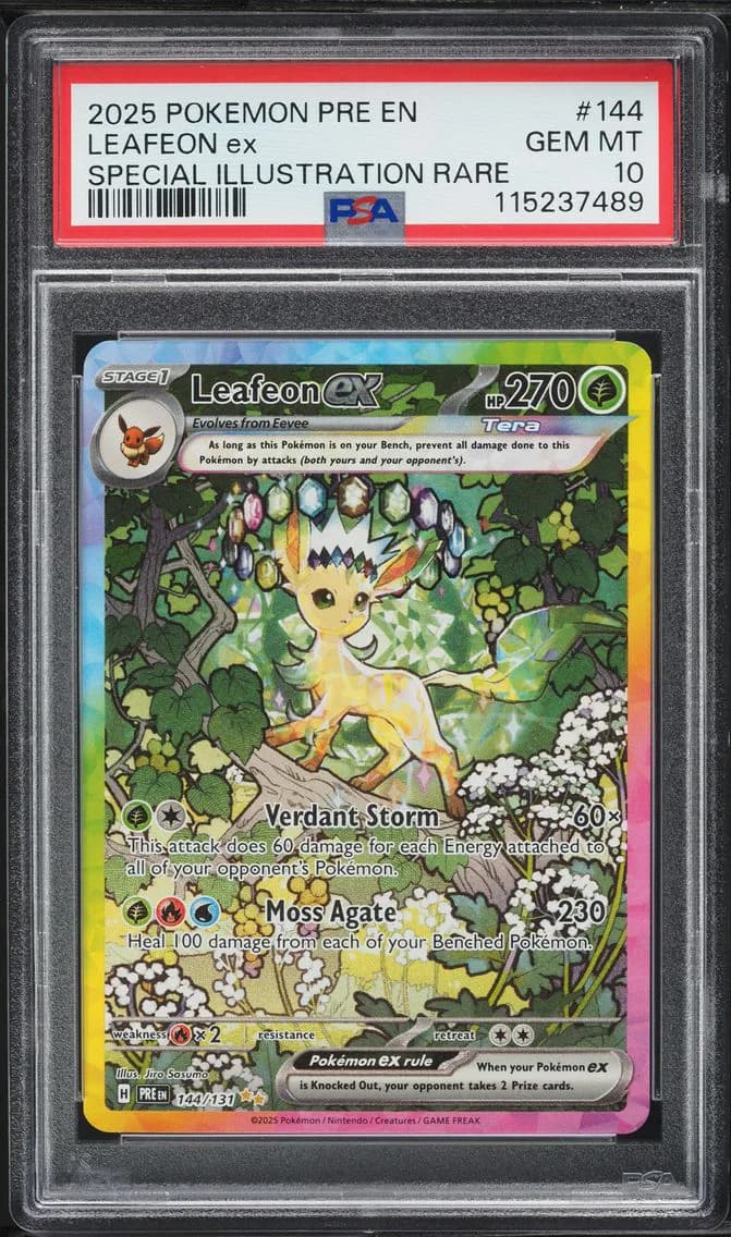 Leafeon EX, PSA 10
