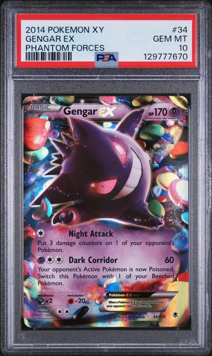 Gengar EX, PSA 10
