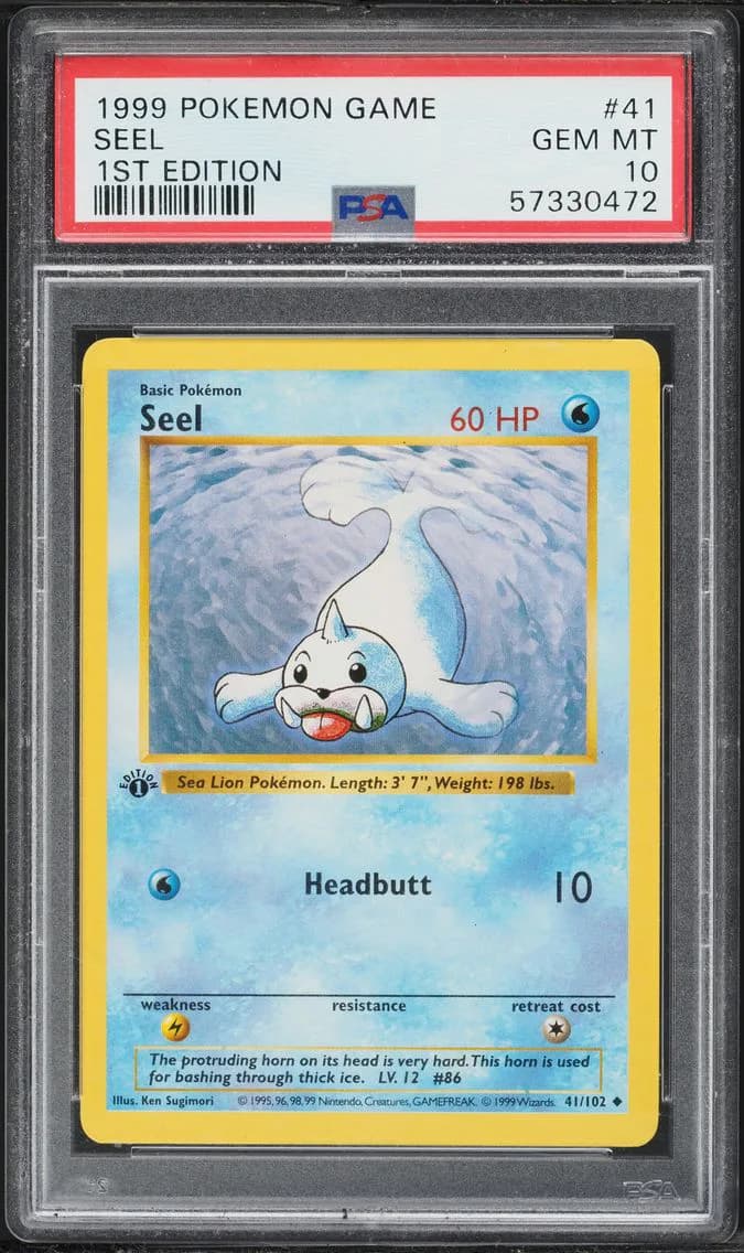 Seel 1st Edition, PSA 10