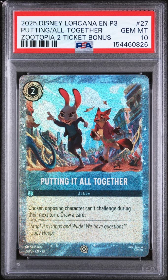 Putting It All Together, PSA 10
