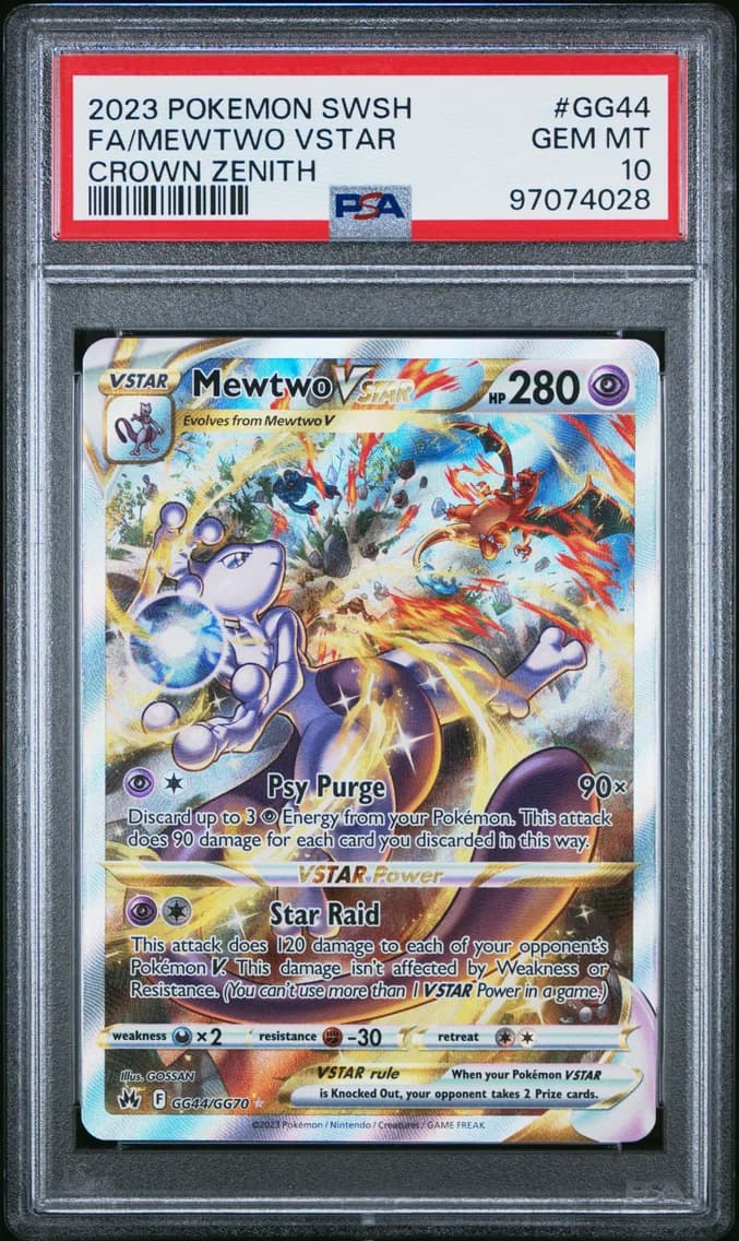 Full Art/Mewtwo Vstar, PSA 10