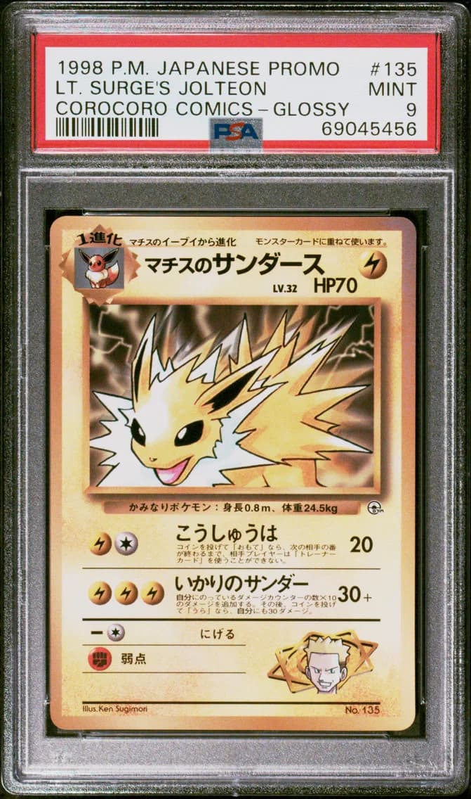 LT. Surge's Jolteon, PSA 9