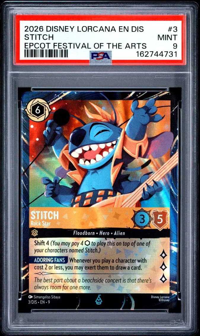 STITCH, PSA 9