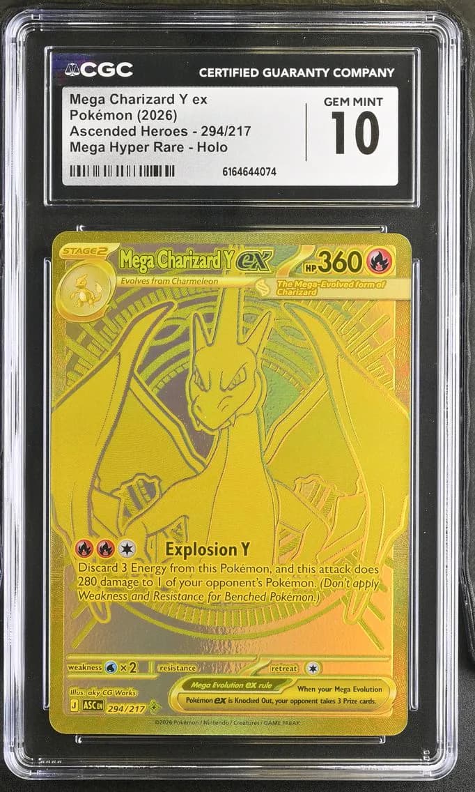 Mega Charizard Y ex, CGC 10