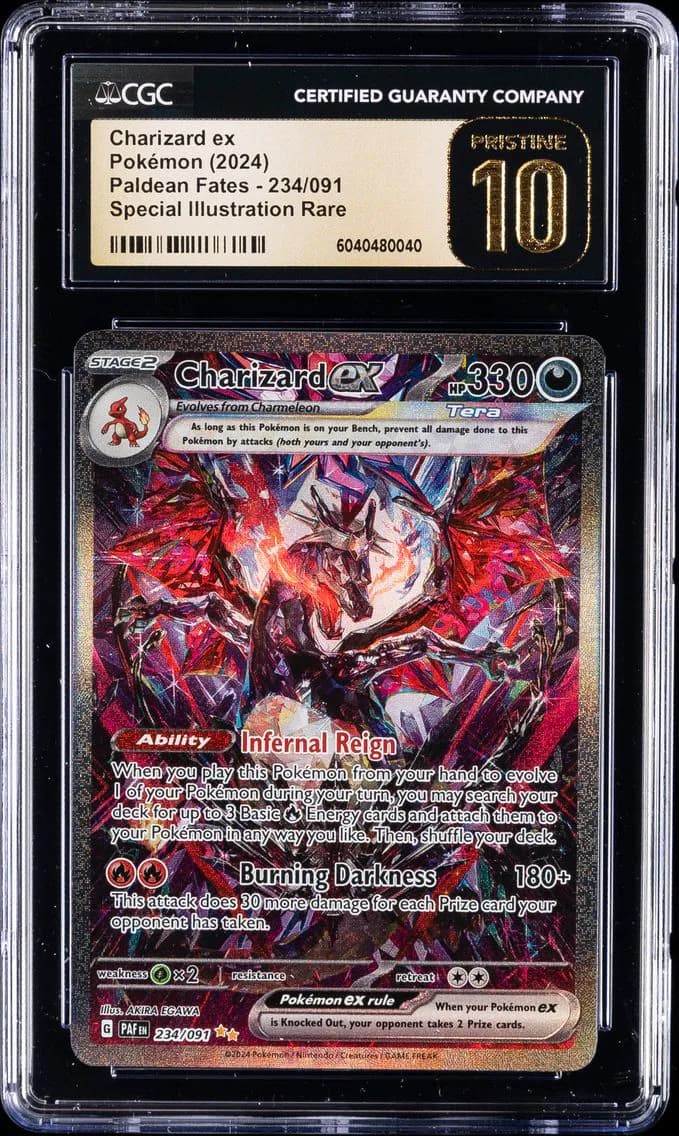 Charizard ex, CGC Pristine 10